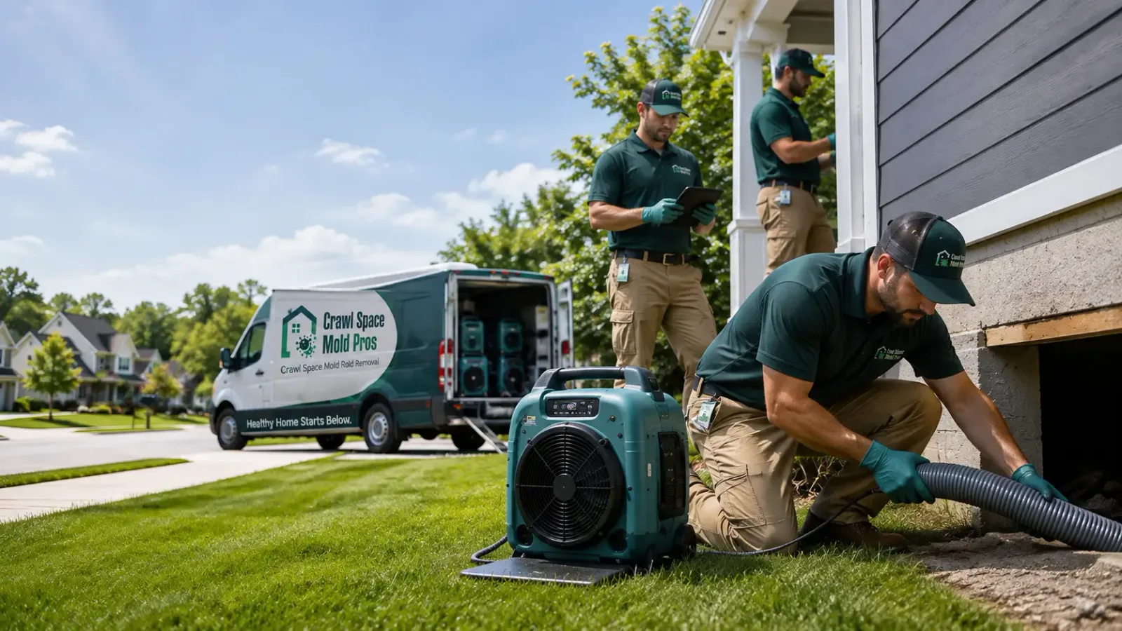 Crawl Space Mold Removal in Myerstown, PA